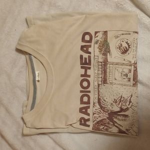 Light yellow Radiohead tee